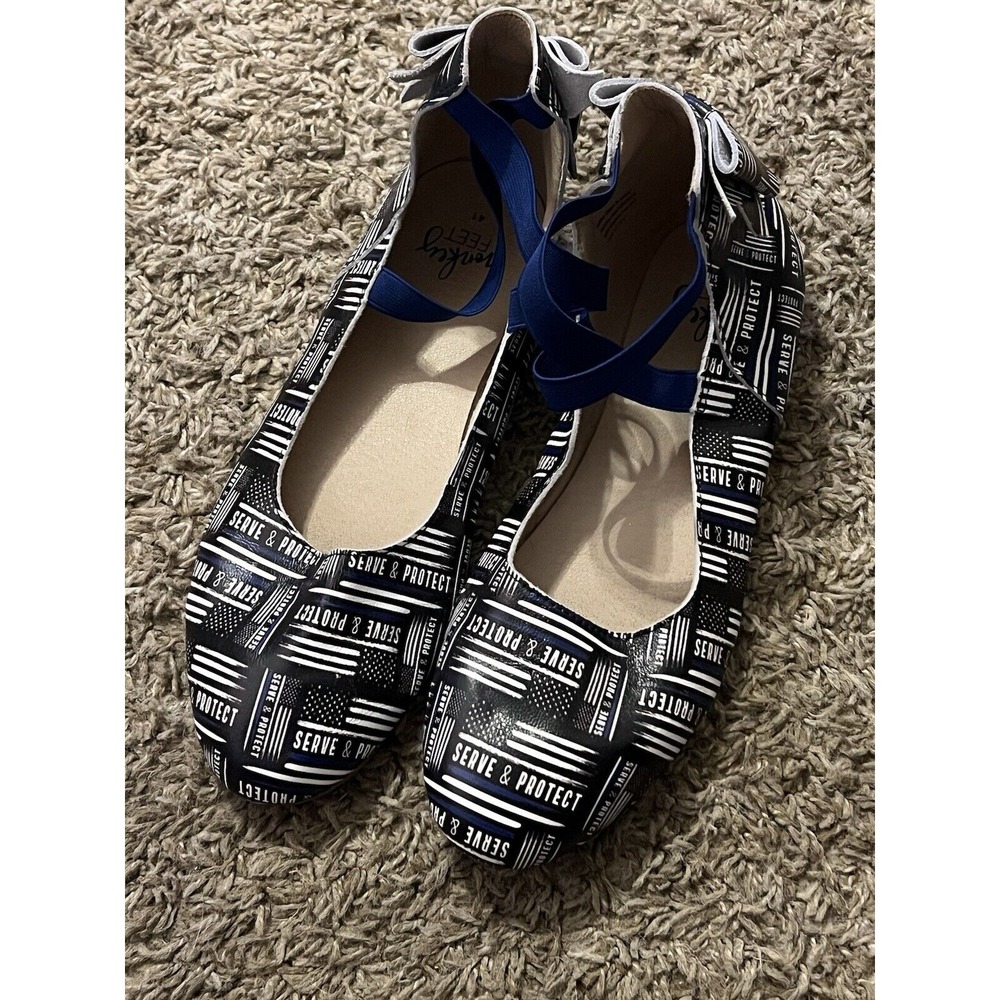 Monkey Feet Women's Serve and Protect Shoes Moccasins Size 8 Excellent Condition